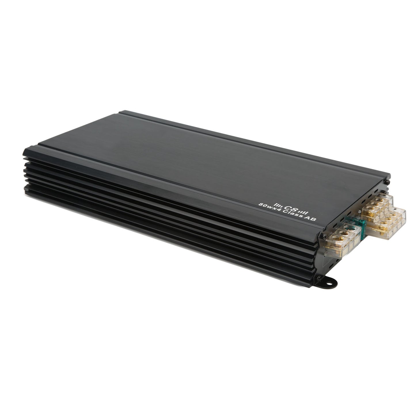4 Channel Car Amplifier 80W 4 Ohms Class AB Power Stereo Amp Universal for Audio Systems