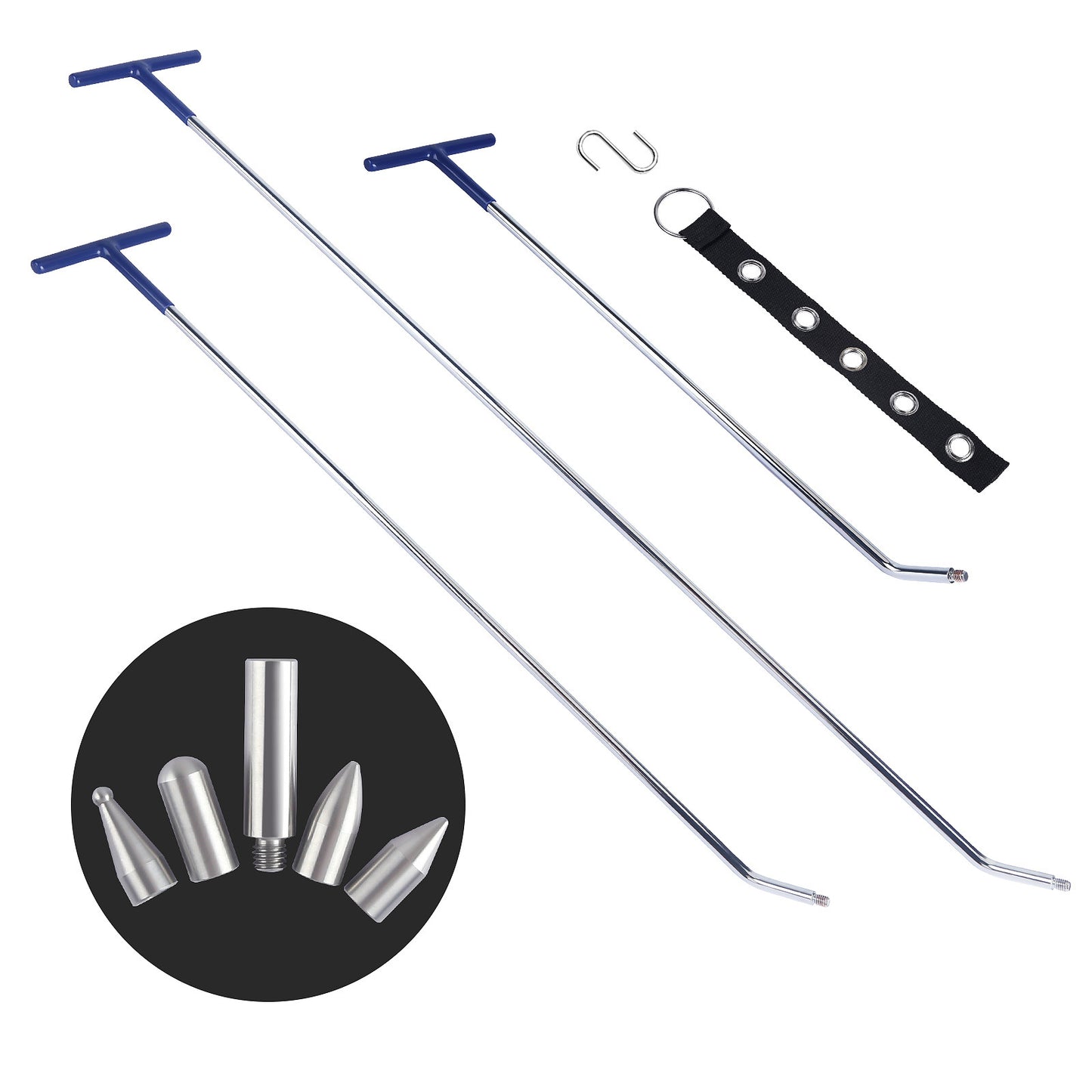 Car Dent Repair Tool Hook Crowbar Three-piece Set