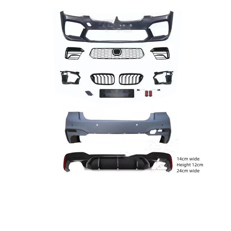 Automobile G30 G38 528 530 Refitted M5 Big Surrounding Front Bar Middle Net Rear Lip