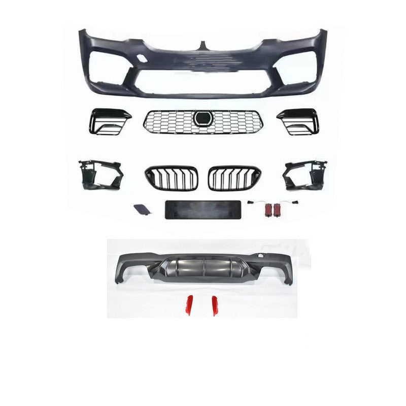 Automobile G30 G38 528 530 Refitted M5 Big Surrounding Front Bar Middle Net Rear Lip