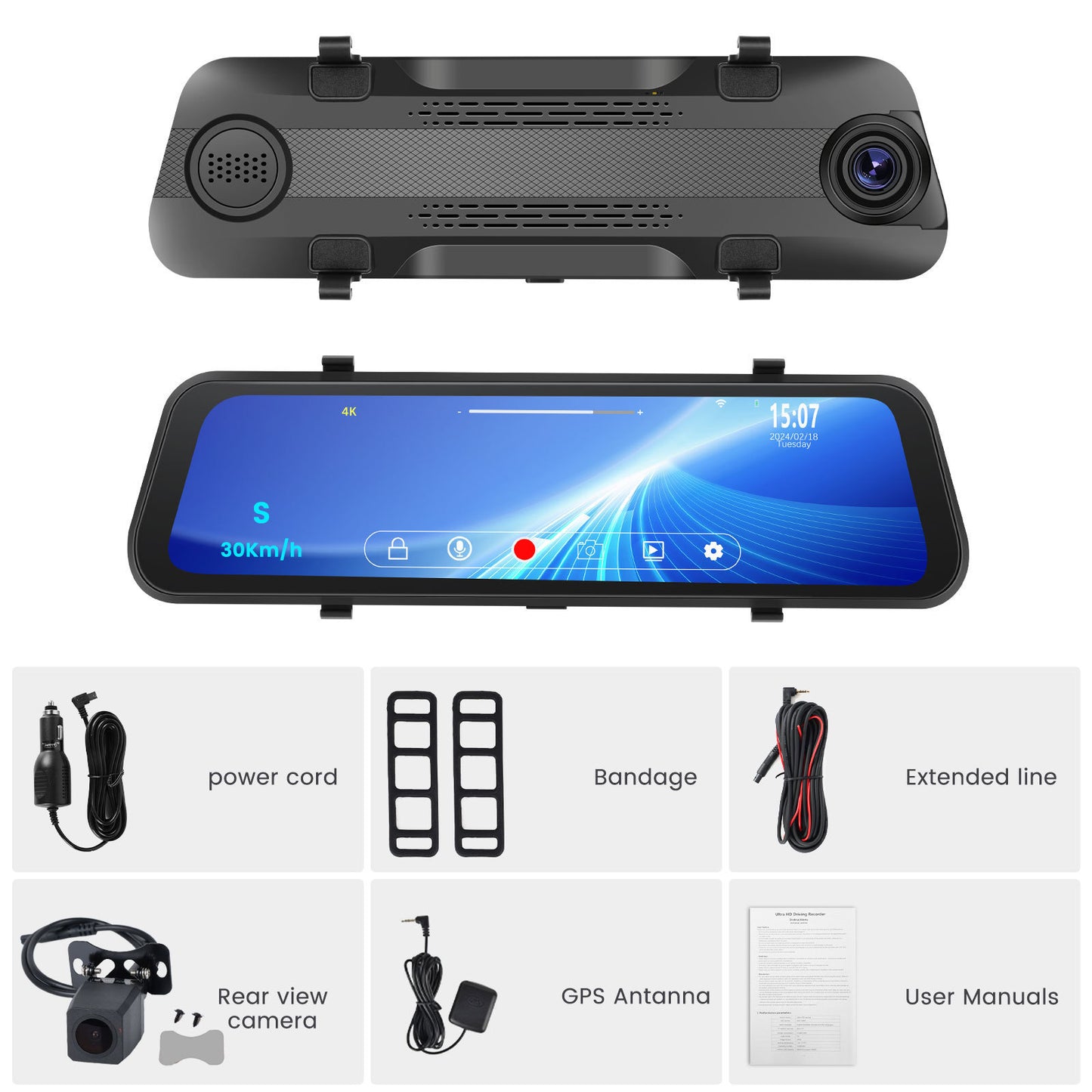 Streaming Media Touch HD Caméra frontale intégréeRésolution vidéo 4KRétroviseur