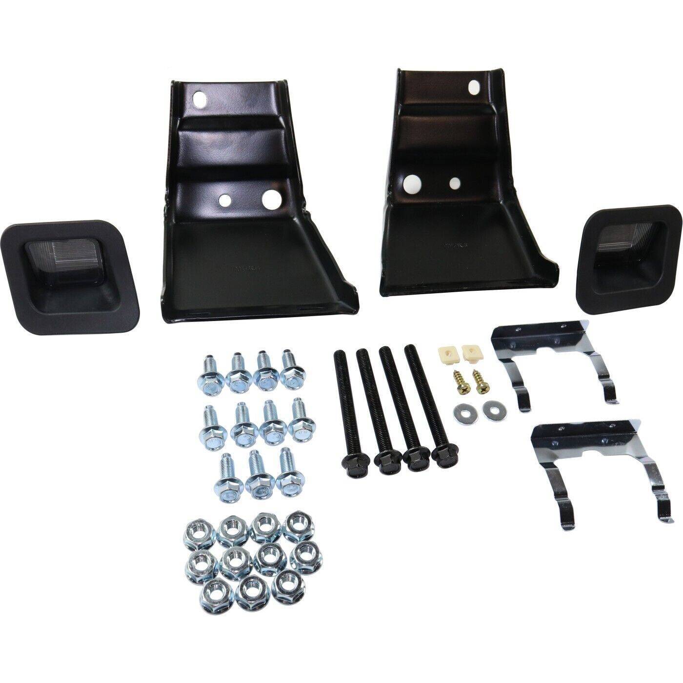 Step Bumper Assembly For 2002-2008 Dodge Ram 1500 Chrome With Mounting Bracket