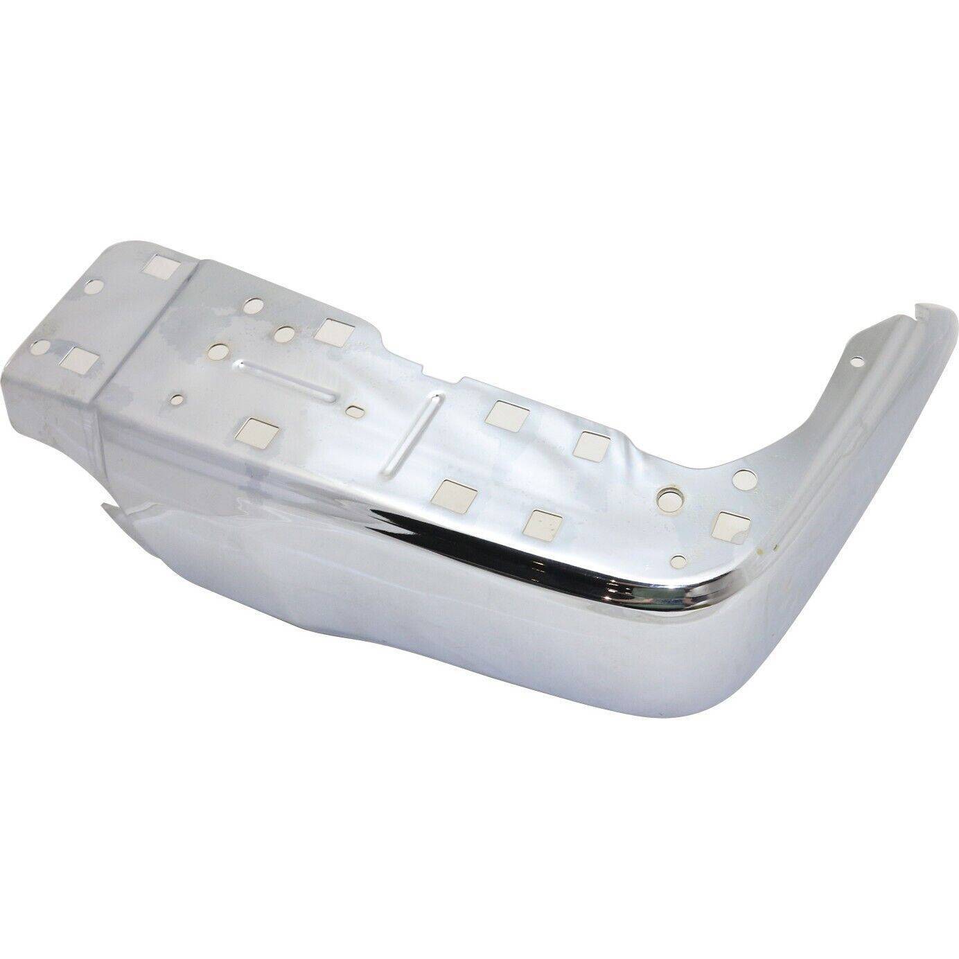 Bumper End Cap For 2014-2018 Tundra Rear Extension Chrome Steel Type