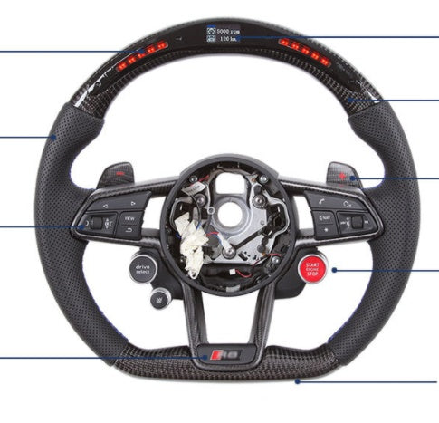 Volant LED en fibre de carbone Thong