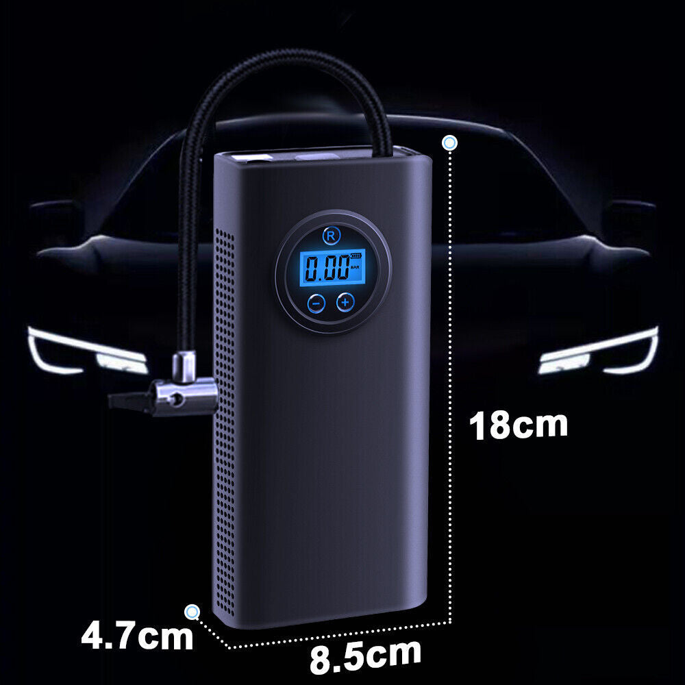 Car Tire Inflator Cordless Digital Display Rechargeable Tire Air Compressor