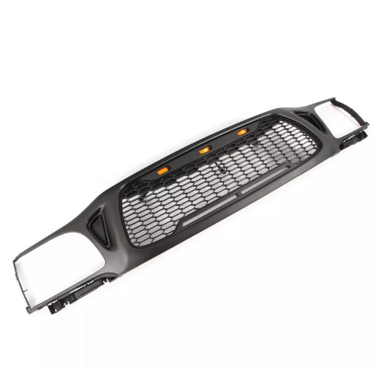Front Grille Fits For Tacoma 2001 2002 2003 2004 With Light Letters Matte Black Radiatormesh