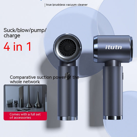 Car Cleaner Handheld Light-duty Vehicle Large Suction Wireless Blowing And Suction Dual-use Strong High Power