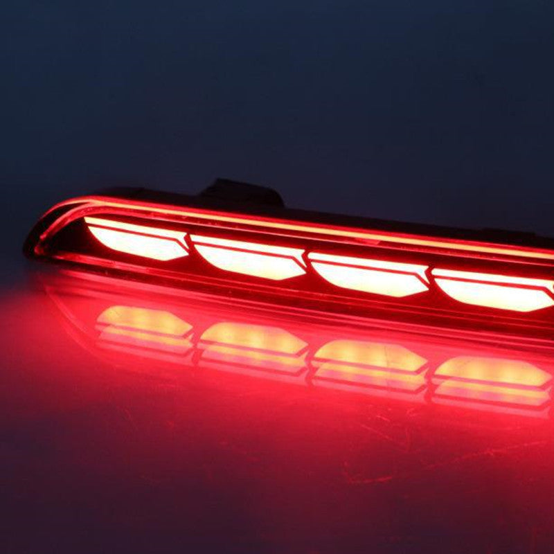 Car Modified Rear Bumper Lights Turn To Streamer Function