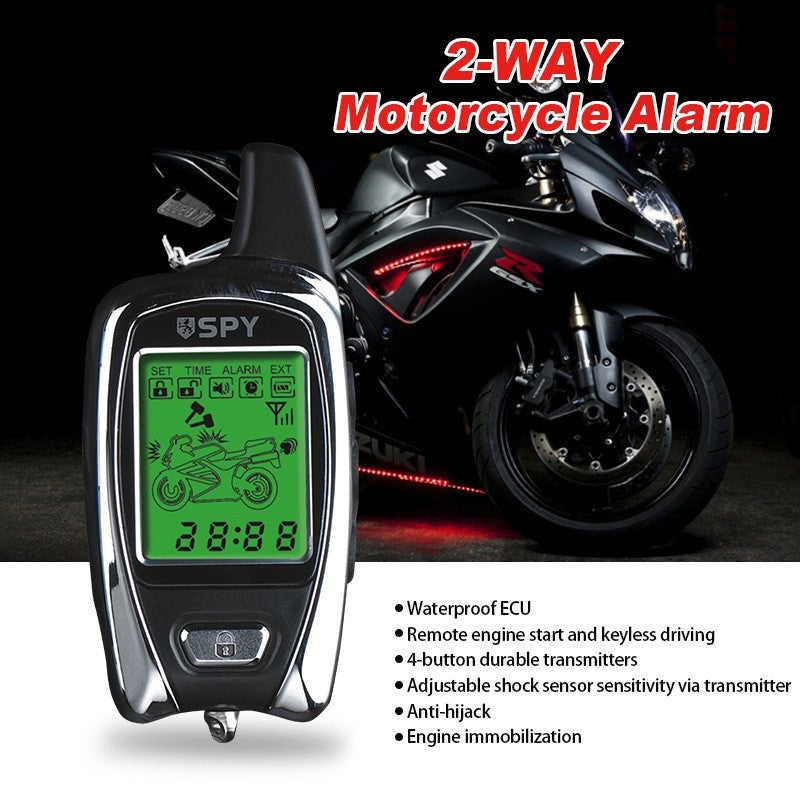 Bidirectional Motorcycle Burglar Alarm