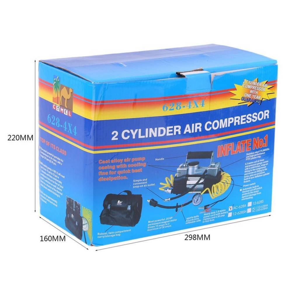 12V 150PSI Car Air Compressor Portable Tyre Deflator Inflator 4WD Truck