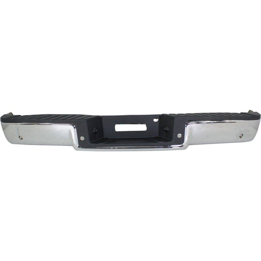 Step Bumper For 2006-2008 Ford F-150 Chrome W Object Sensor Holes W Towing Pkg
