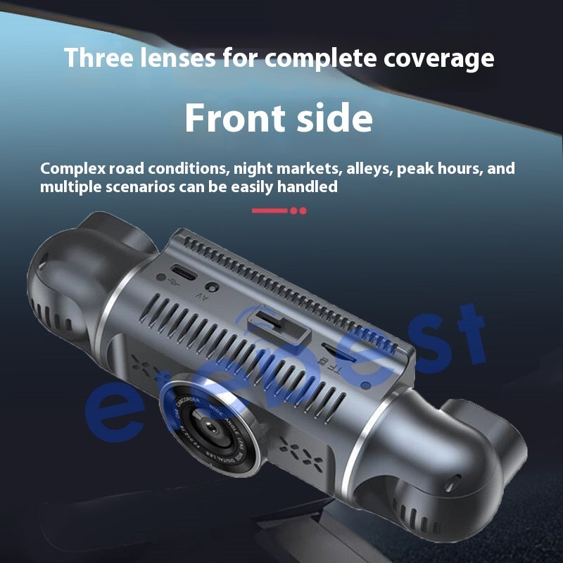 Driving Recorder HD Front And Rear Left And Right Recording Mobile Phone WIFI