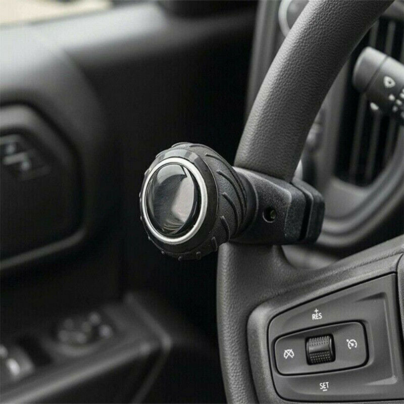 Black Power Steering Wheel Aid Car Truck Lorry Handle Assister Knob Spinner Ball
