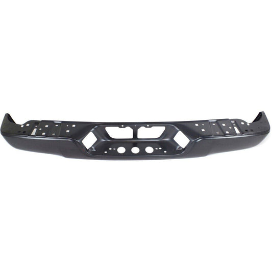 Step Bumper For 2007-13 Tundra Fleetside With Rock Warrior Pkg Black Rear