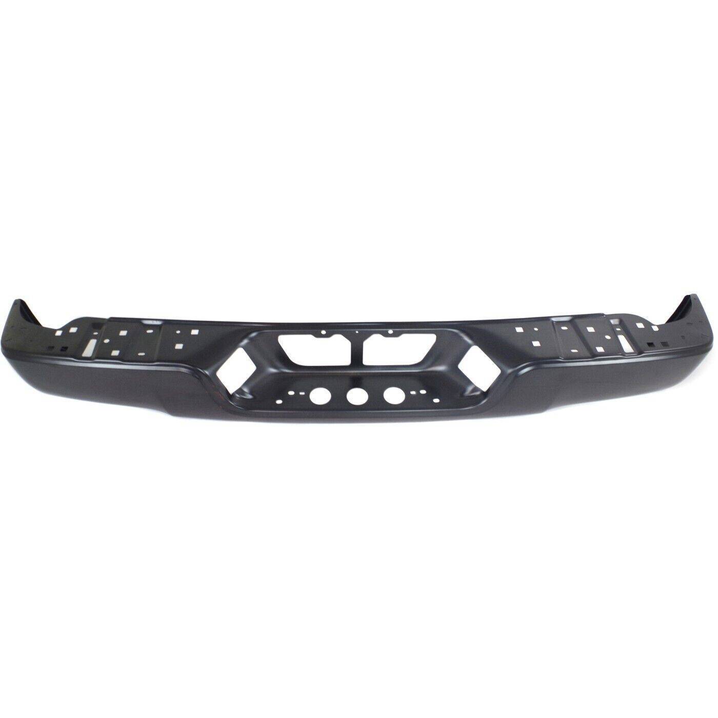 Step Bumper For 2007-13 Tundra Fleetside With Rock Warrior Pkg Black Rear