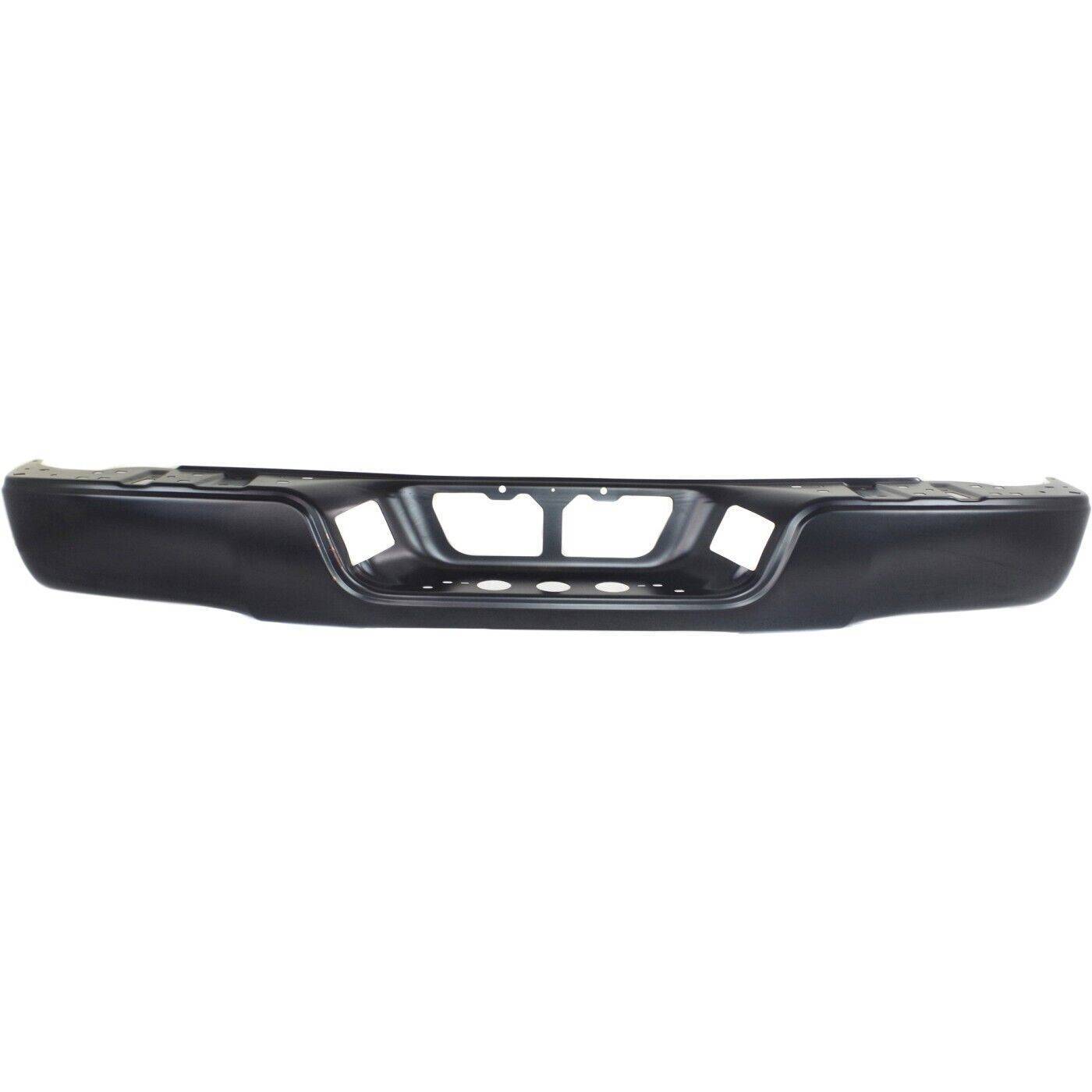 Step Bumper For 2007-13 Tundra Fleetside With Rock Warrior Pkg Black Rear