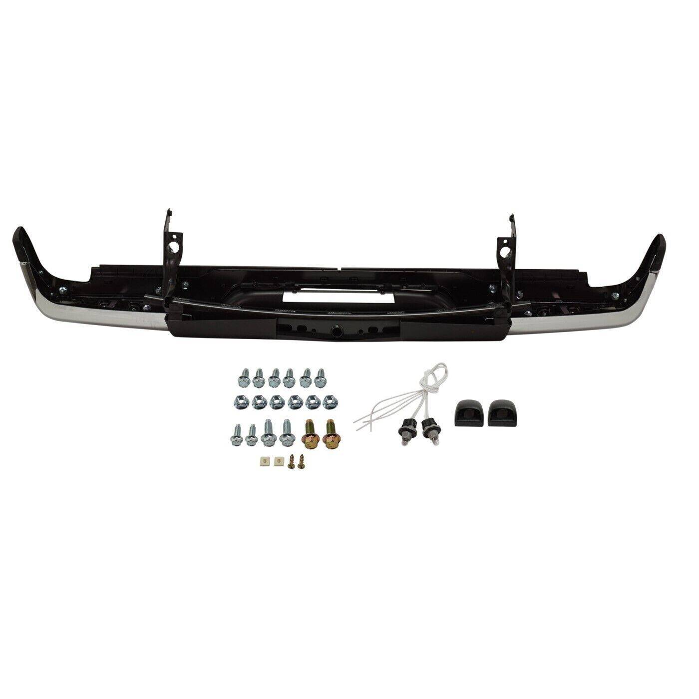 Step Bumper For 2007-2013 Chevrolet Silverado 1500 GMC Sierra 1500 Chrome