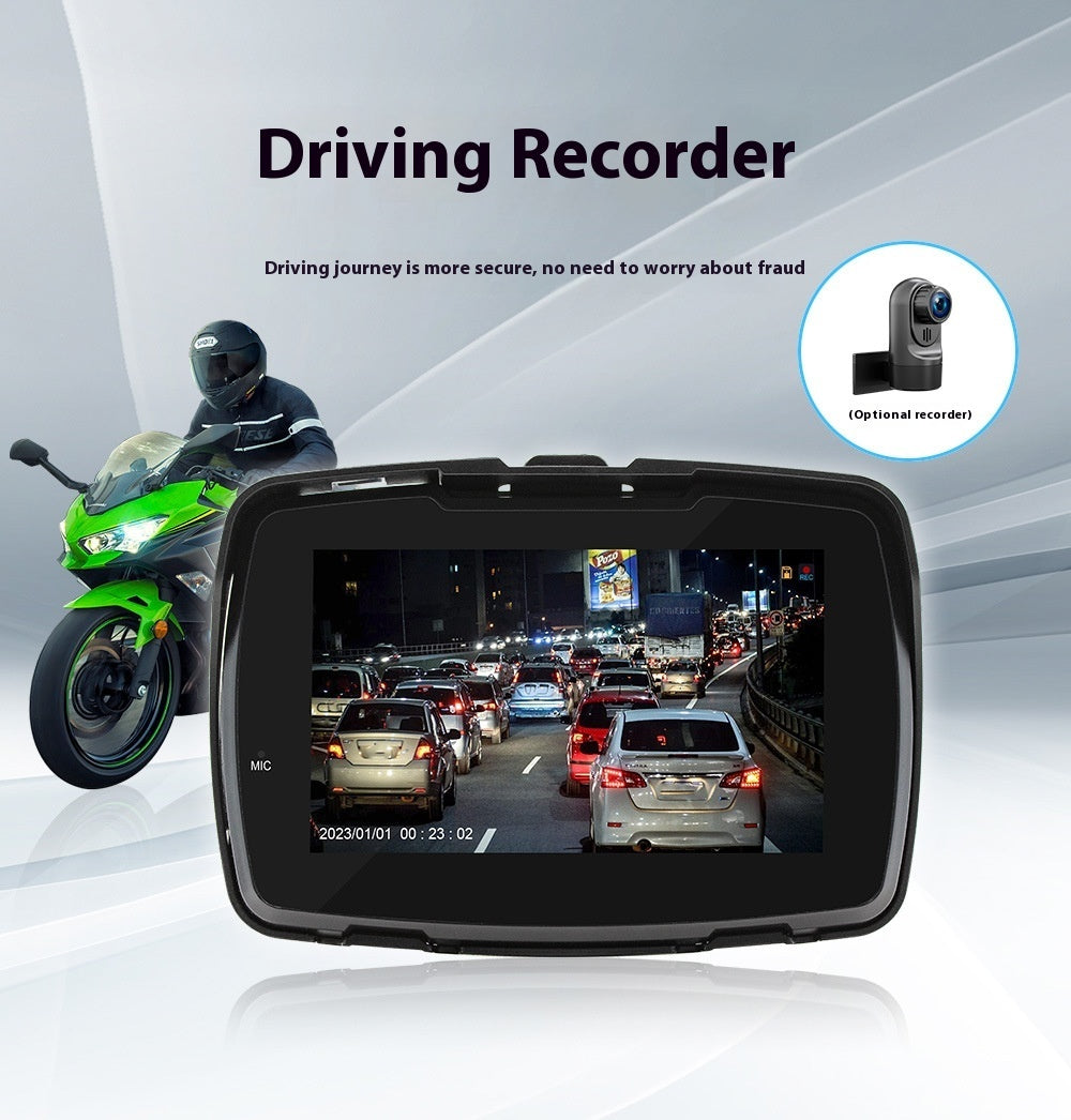 5-inch Motorcycle Portable Vehicle-mounted MP5 Player Wireless Carplay HD Waterproof
