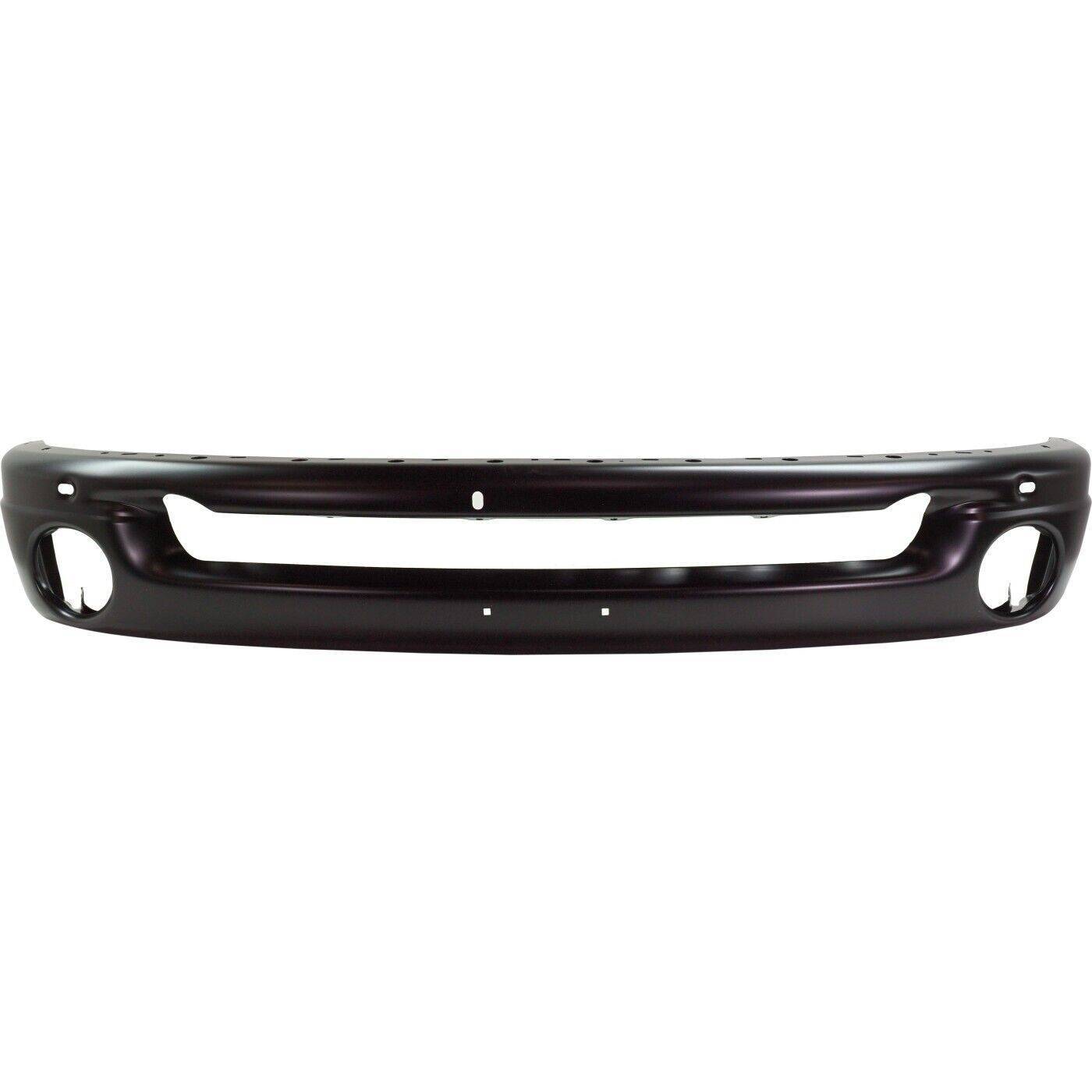 Bumper For 2002-2005 Dodge Ram 1500 Front Painted Black Steel 1AR811SPAA