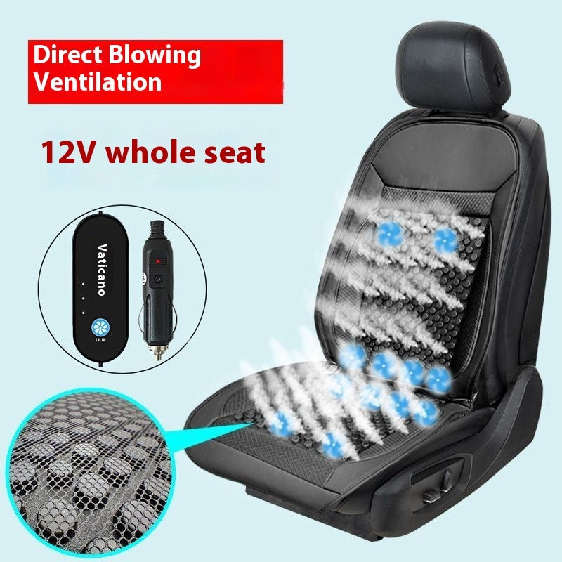 Summer Cold Air Breathable Heat Dissipation Cool Pad Truck Backrest Summer Car Ventilation Cushion