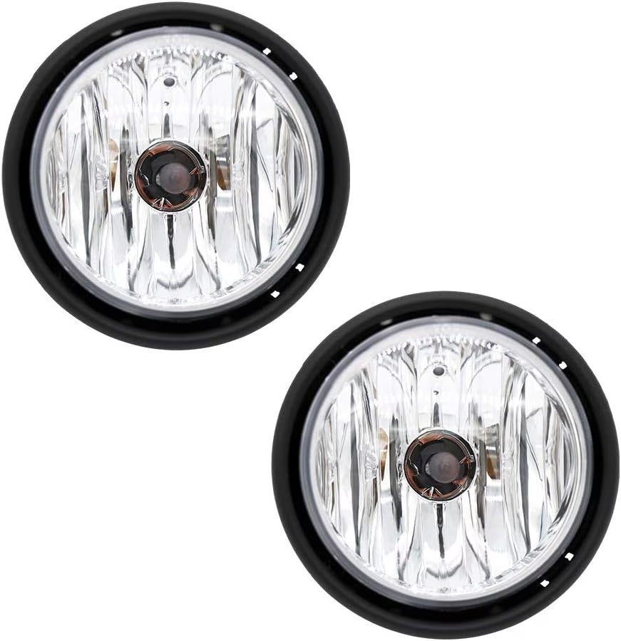 Fog Lamp Replacement With Bulb, Suitable For A Pair Of White Front Fog Lamps On The Passenger And Driver Sides