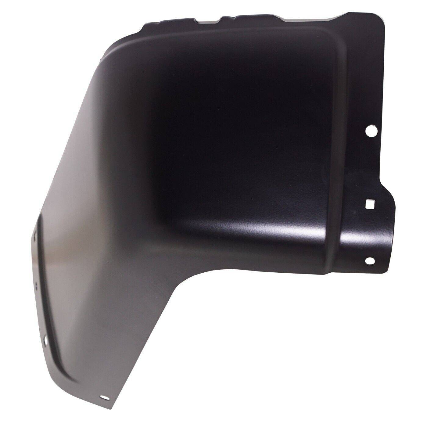 Bumper End Cap For 07-13 Chevrolet Silverado 1500 Rear Right Painted Black Steel