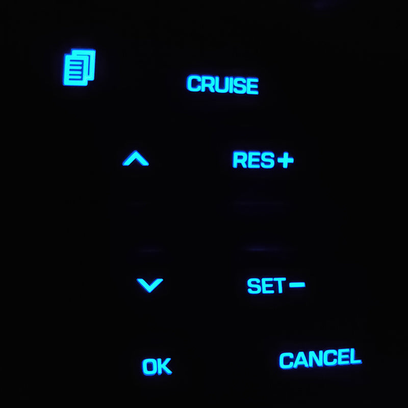 Modified Cruise Control Multi-function Steering Wheel Button Module