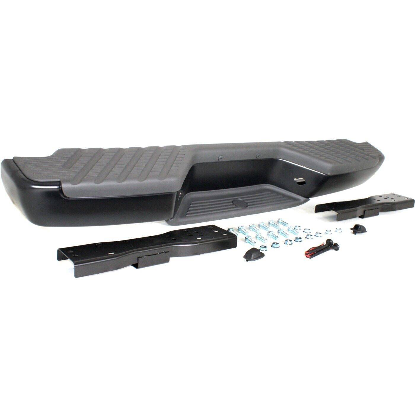 Rear Step Bumper For 2001-2004 Nissan Frontier Face Bar And Pads With Brackets