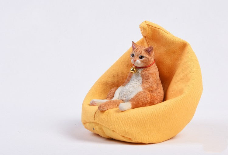 Lazy Cat Car Ornaments Charm Cat Model Small Car Ornaments Decoration