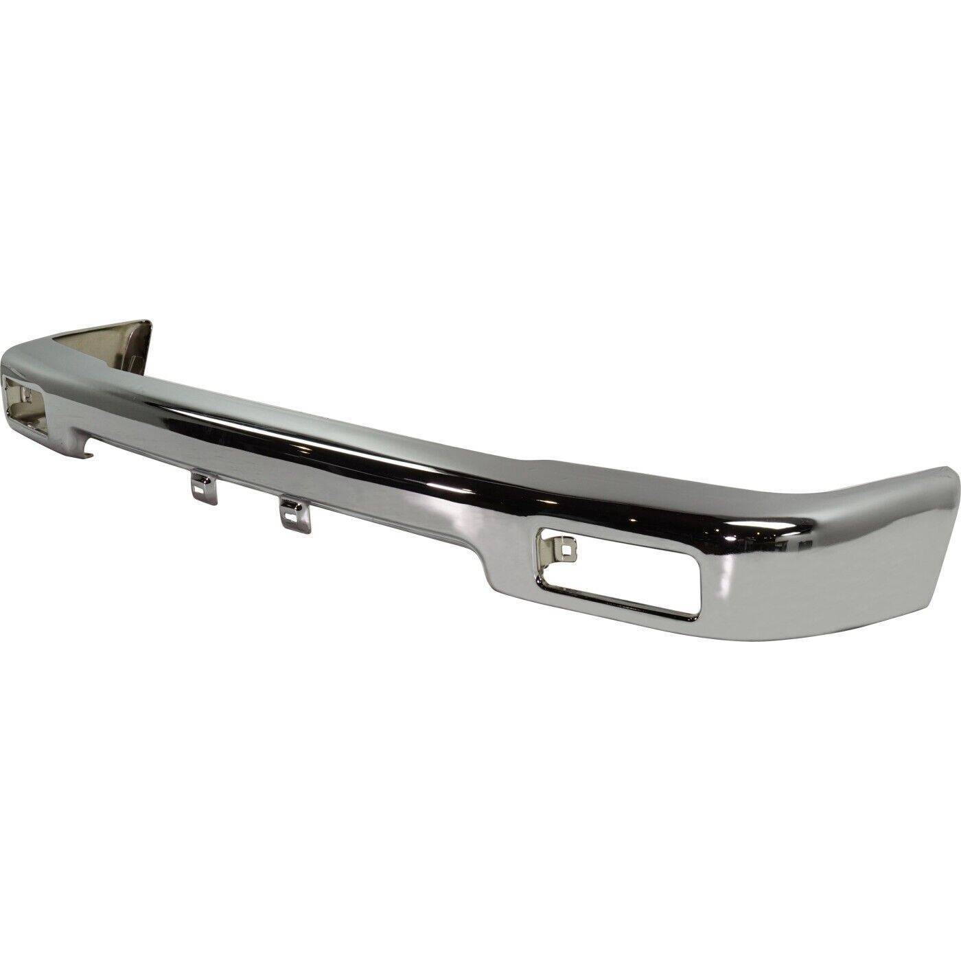 Front Bumper For 1989-1995 Pickup Chrome Steel 2WD