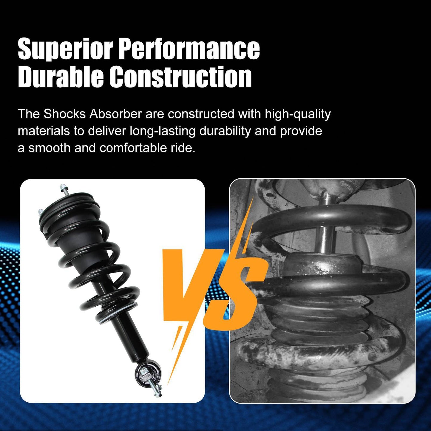 Front Complete Struts Rear Shock Absorbers Kit Set Of 4 For Chevy Tahoe 5.3L V8