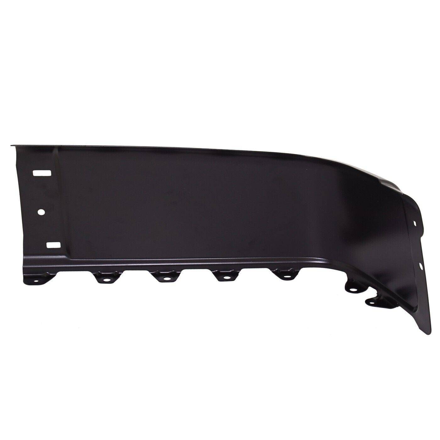 Bumper End Cap For 07-13 Chevrolet Silverado 1500 Rear Right Painted Black Steel