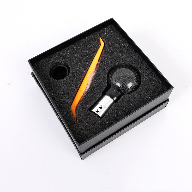 Gear Lever Of Carbon Fiber Automatic Gear Handle Head Modification Piece