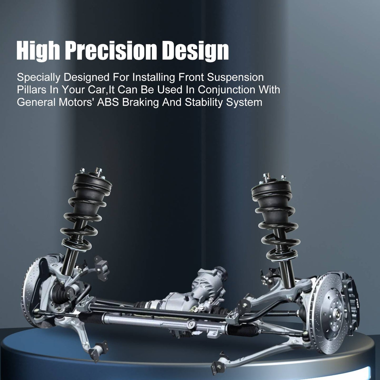 For Chevy GMC Silverado Sierra 1500 4WD Front Struts Assembly Rear Shocks