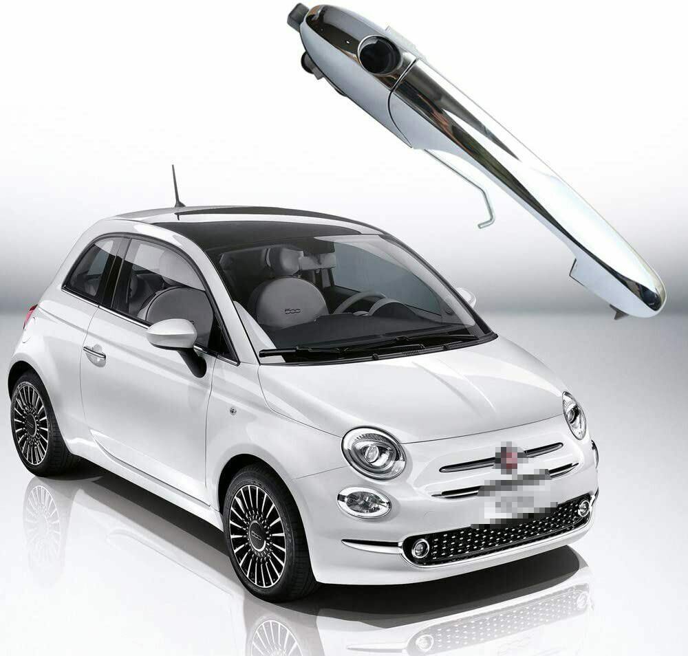 Drivers Side Outer Door Handle Chrome Offside 735592012 For Fiat 500