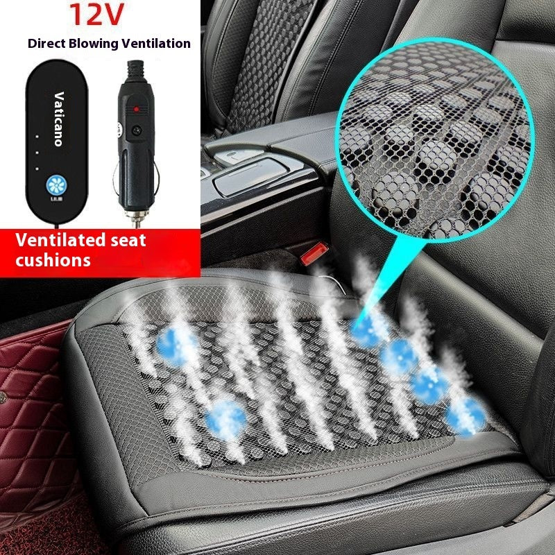 Summer Cold Air Breathable Heat Dissipation Cool Pad Truck Backrest Summer Car Ventilation Cushion