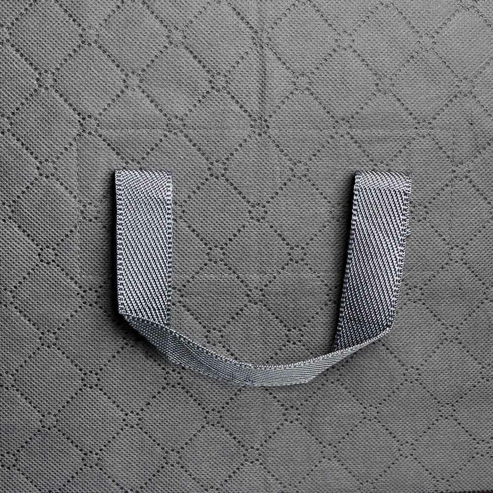 4Pcs Clothes Storage Bags Zipped Organizer Underbed Wardrobe Cube Closet Boxes