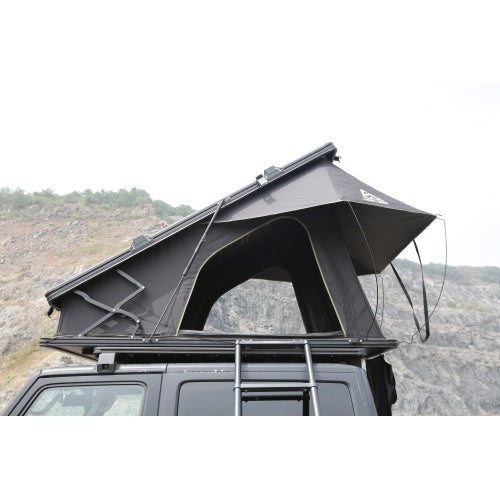 BEDTIME Hard Shell Rooftop Tent-Honeycomb Aluminum,Hydraulic Support,three Second Speed Open,Roof Rack,High Sunscreen&water Resistance Level,Sturdy,Better Ventilation For 2-3 People Car SUV Truck Tent