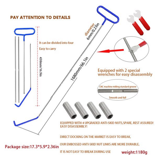 22 Pieces Of Emergency Tools For Car Door Opening With Pull Wires
