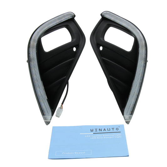 With Streamer Yellow Turn Bi-Color LED Daytime Running Lights