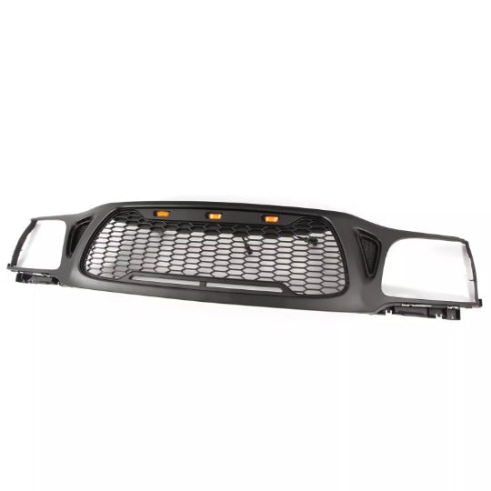 Front Grille Fits For Tacoma 2001 2002 2003 2004 With Light Letters Matte Black Radiatormesh