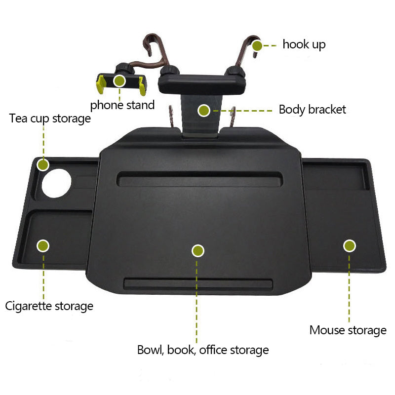 Multifunctional Rear Seat Computer Desk Bracket For Automobile