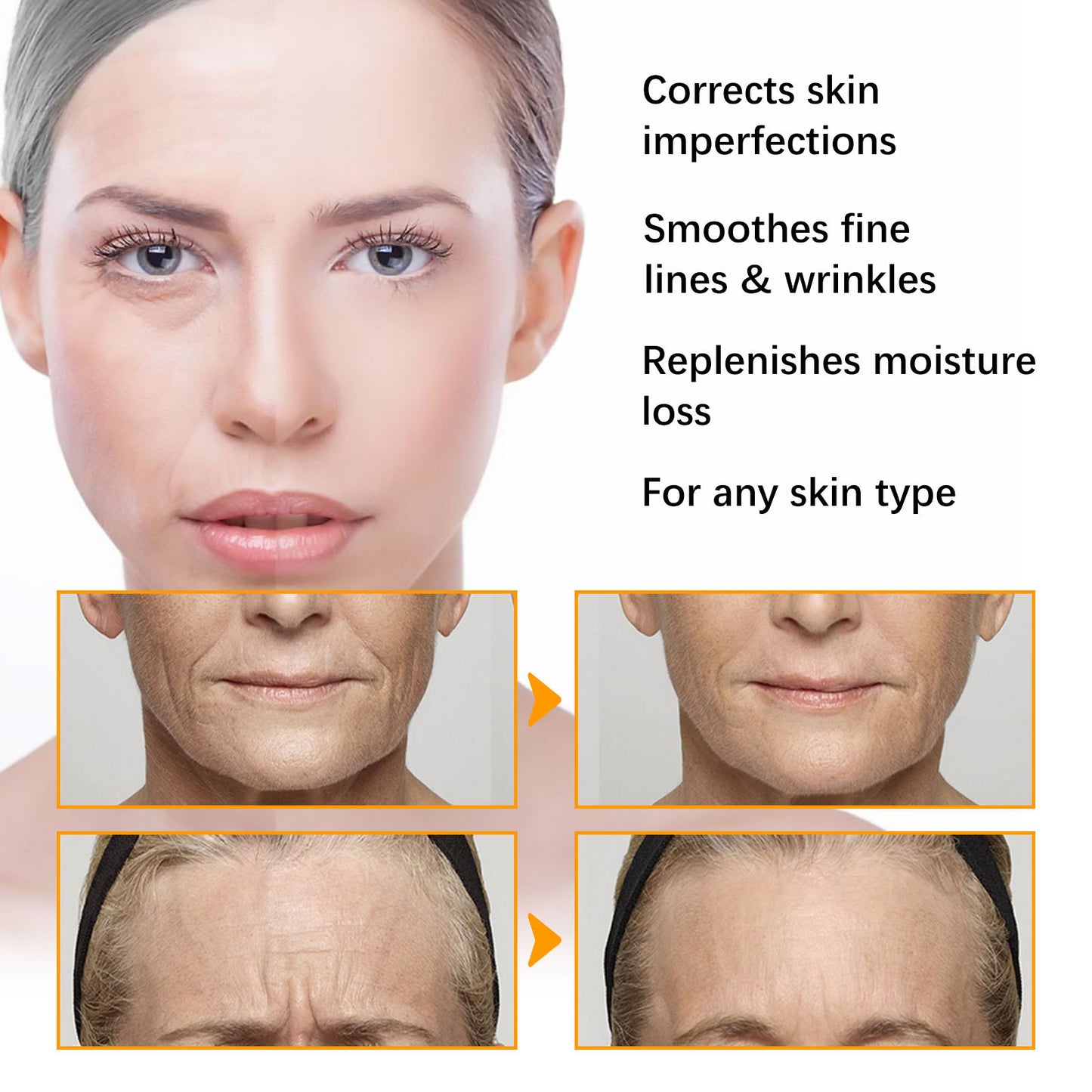 Jaysuing Turmeric Firming & Beautifying Cream Fades Wrinkles & Firms Face Brightens Skin Tone Anti-Aging Cream