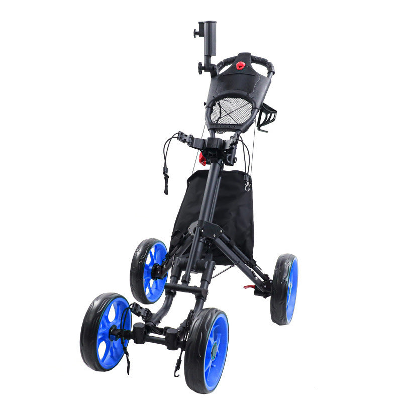 Golf Bag Trolley Aluminum Alloy Foldable