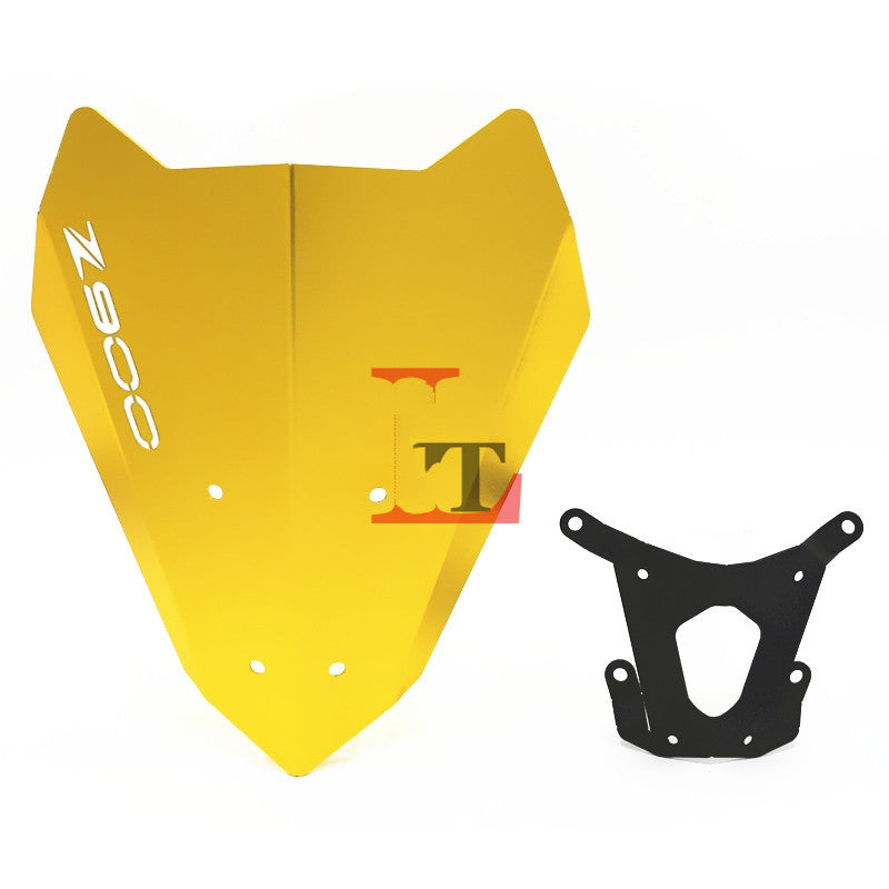 Modified front wind deflector with small hood