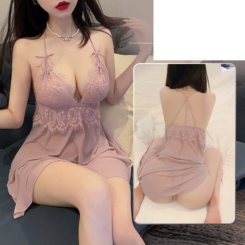 Women's Suspender Skirt Pajamas Underwear Set