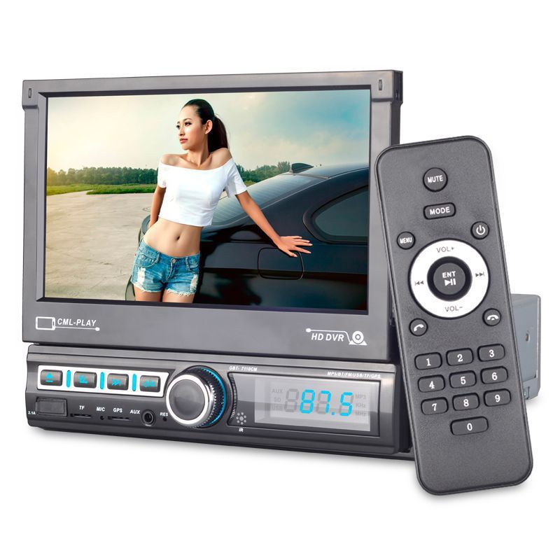 Lecteur MP5 à écran tactile Bluetooth mains libres carte MP3 disque U Mp4
