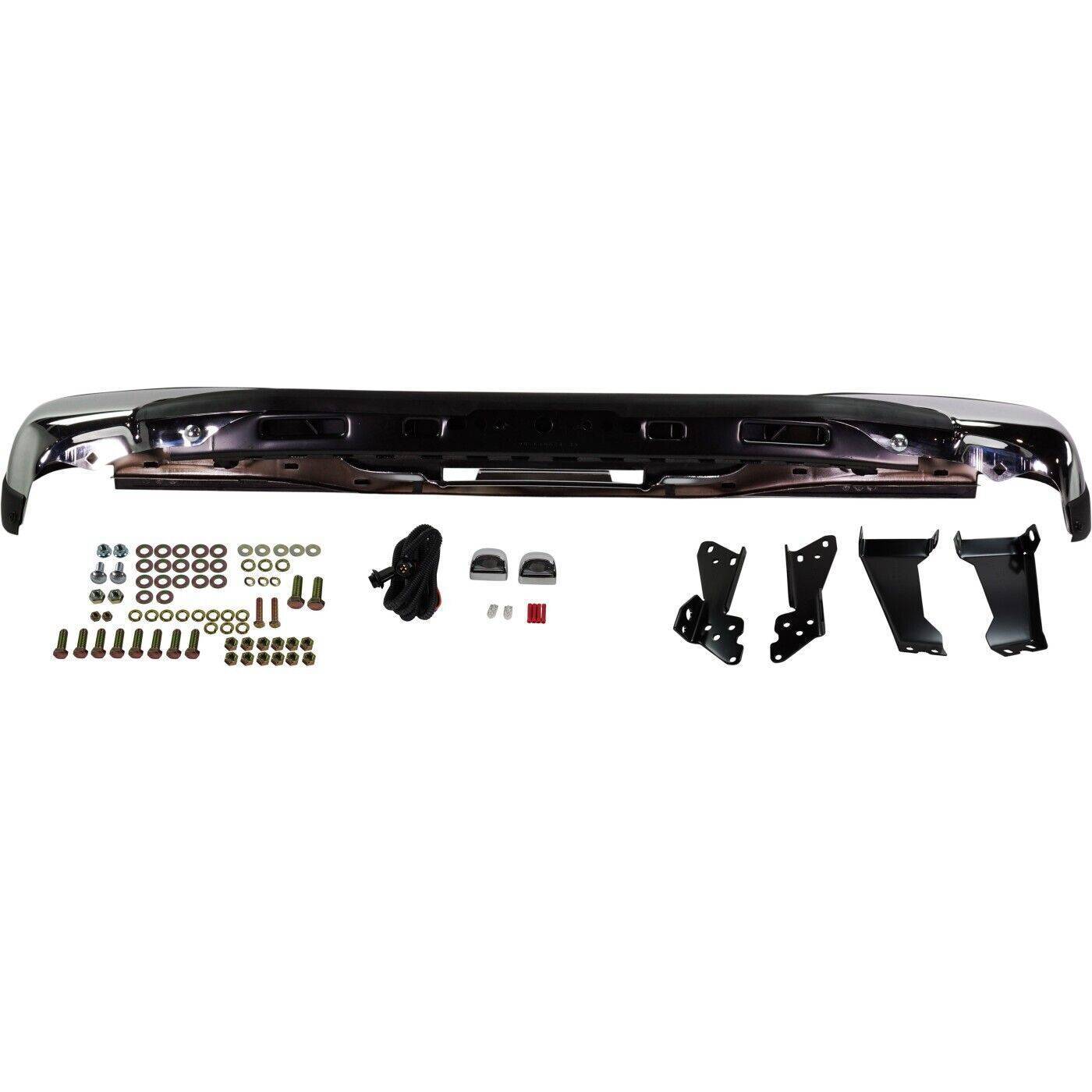 Rear Step Bumper For 1999-2006 Chevrolet Silverado 1500 GMC Sierra 1500 Chrome