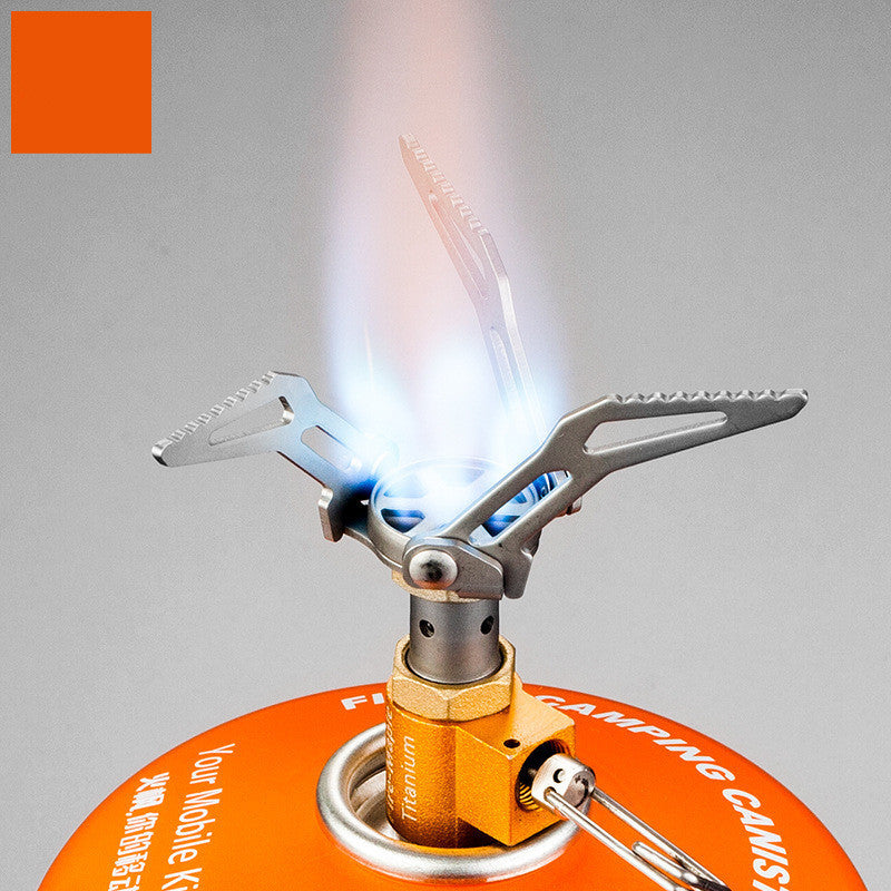 Camping Portable Wasp Integrated Titanium Mini Gas Stove Stove Stove