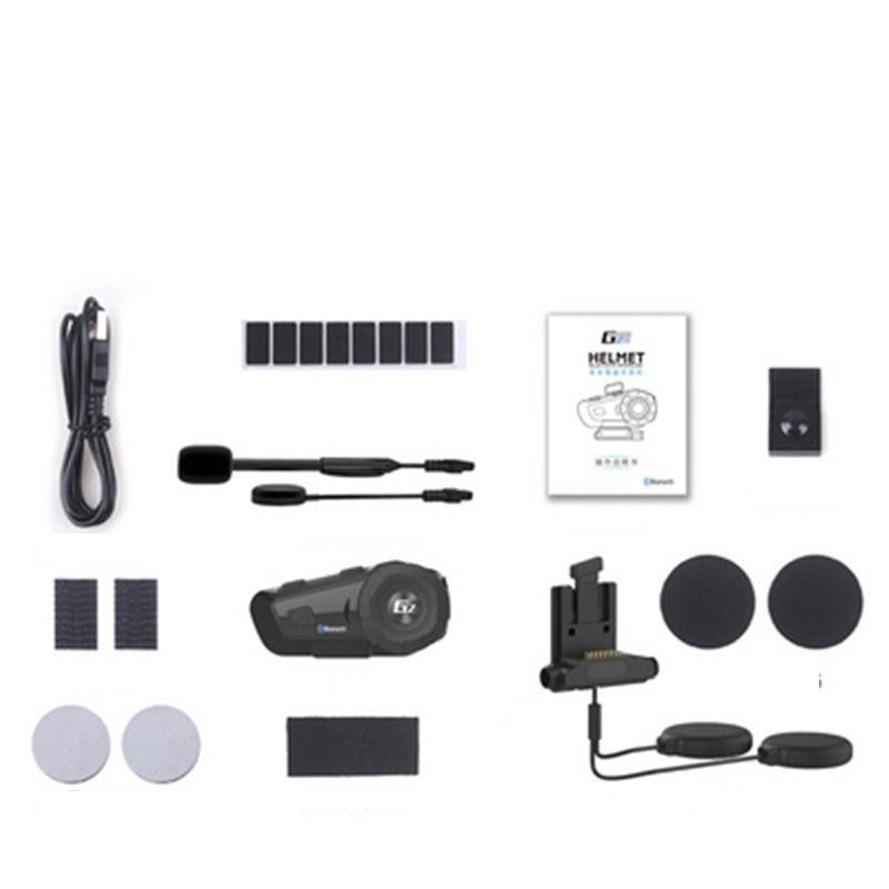 Nouveau casque intercom Bluetooth moto multifonctionnel